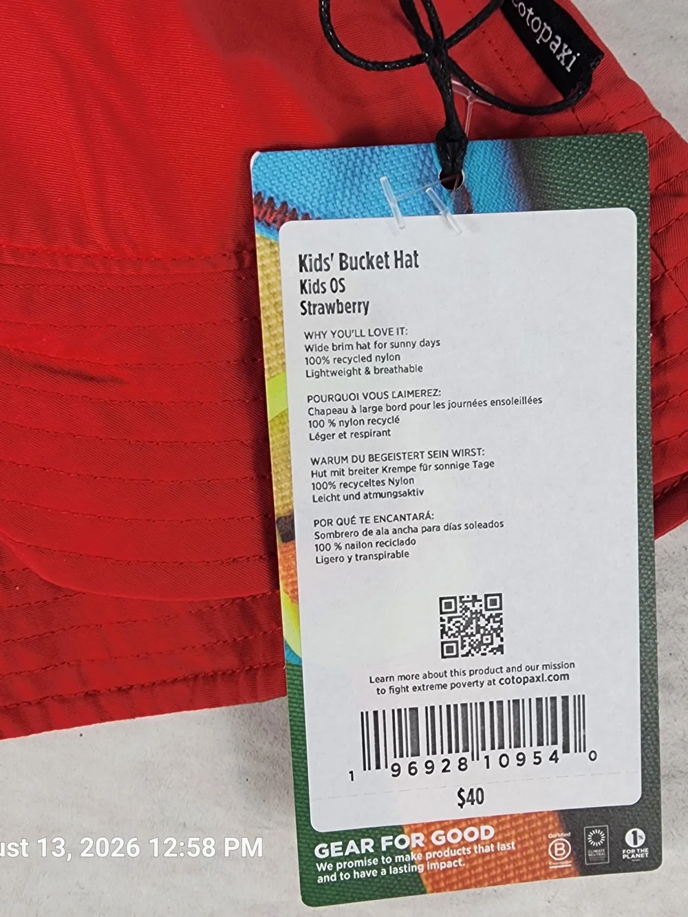 cotopaxi lightweight red